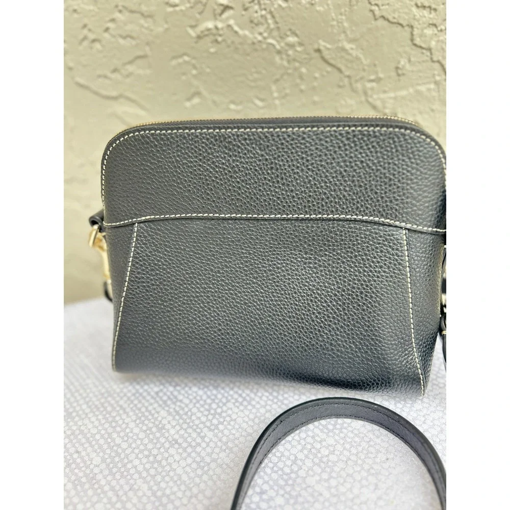 Dooney & Bourke Cameron Crossbody Black Pebbled Leather Bag R1075 BB